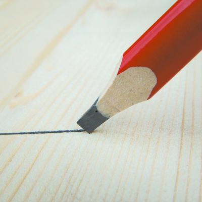 Carpenter pencil Profi 240 mm HB oval (carton of 100 pcs.)